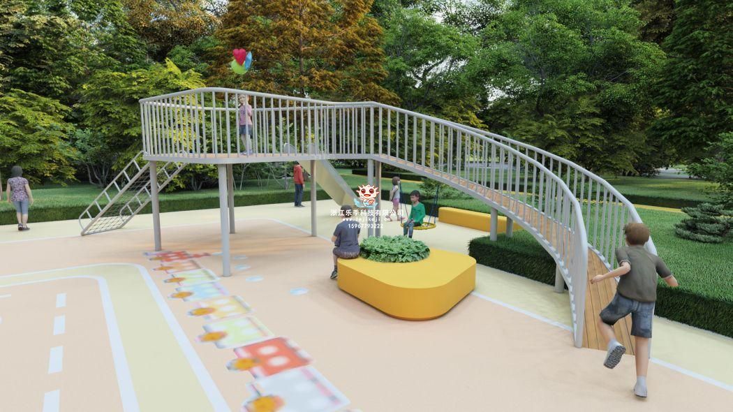 戶外無動力游樂設備放置在幼兒園有什么益處？