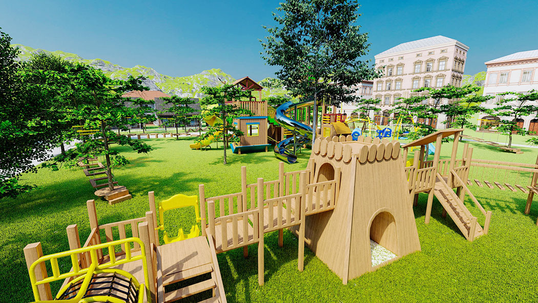 幼兒園搭建木質組合滑梯如何？